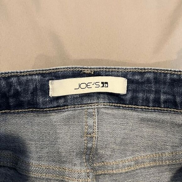 Joe's Jeans High Rise Skinny Ankle Jeans Medium Wash Lightly Distressed Size 25 - Picture 7 of 14